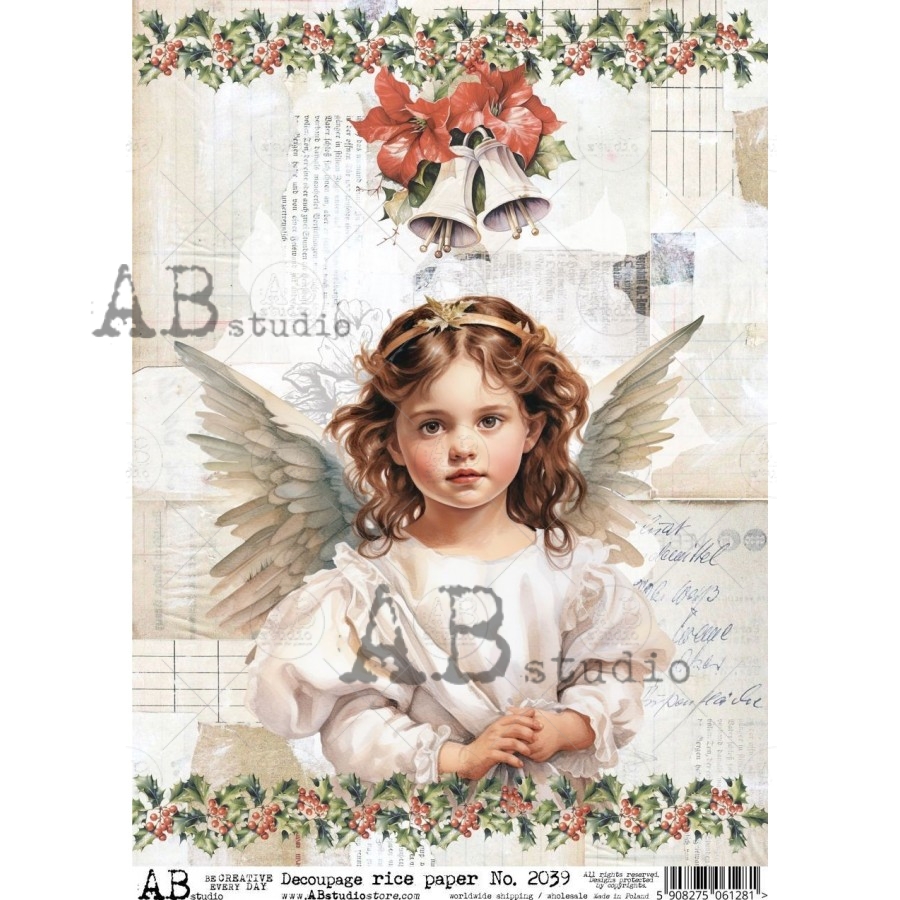 Hârtie de orez – Angel - A4 1 Hârtie de orez – Angel - A4