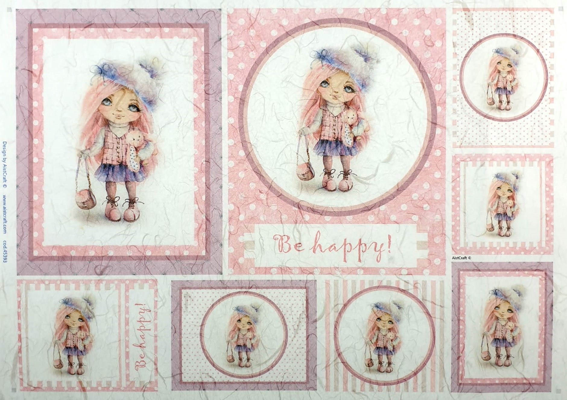 Hârtie de orez – By Happy! - 32x45 cm 1 Hârtie de orez – By Happy! - 32x45 cm
