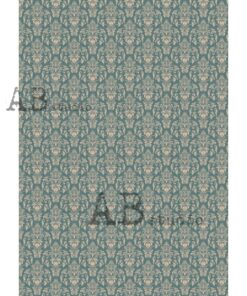 Hârtie de orez – Damasc Pattern - A4