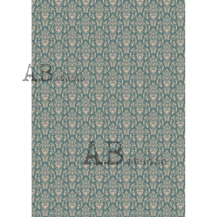 Hârtie de orez – Damasc Pattern - A4 1 Hârtie de orez – Damasc Pattern - A4