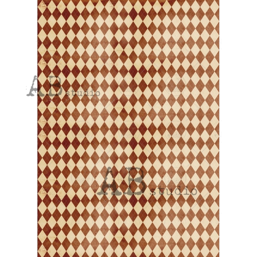 Hârtie de orez – Diamonds Pattern - A4 1 Hârtie de orez – Diamonds Pattern - A4