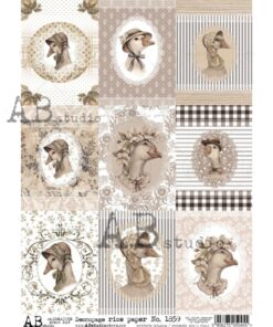 Hârtie de orez – Lady Goose - A4
