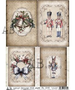 Hârtie de orez – Nutcrackers Soldiers - A4