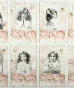 Hârtie de orez – Pretty Girls - 32x45 cm