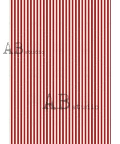 Hârtie de orez – Red & White Stripes - A4