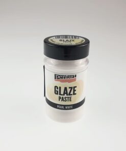 Pastă glazare - alb perlat - 100 ml - Pentart