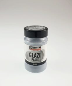Pastă glazare - argintiu - 100 ml - Pentart