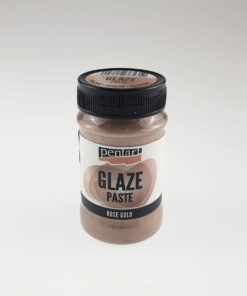 Pastă glazare - rose auriu - 100 ml - Pentart