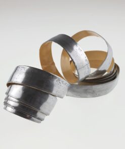 Plumb natur - argintiu - 15 mm x 2 m