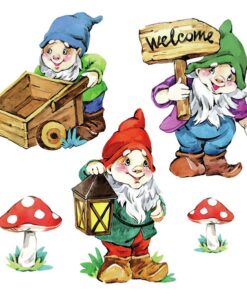 Șervețel - Garden Gnomes - 33x33 cm