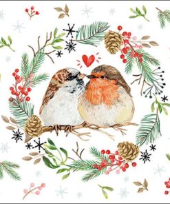 Șervețel - Sparrow and Robin - 33x33 cm