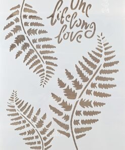 Șablon - Leaves Pattern - 20x30 cm