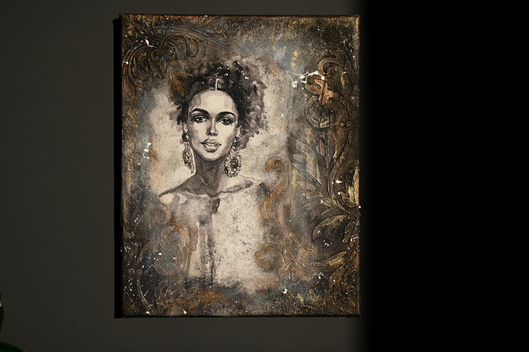 Hârtie de orez – Black and White Beauty – A4 2 Hârtie de orez – Black and White Beauty – A4 - imagine 2