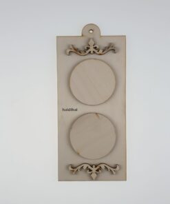 Element decorativ - bază lemn 3D - 28 cm