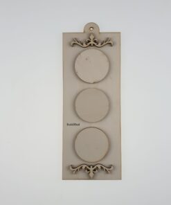 Element decorativ - bază lemn 3D - 29 cm