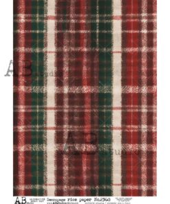 Hârtie de orez - Background scotish - A4