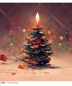 Hârtie de orez - Christmas Light - A5