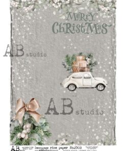 Hârtie de orez - Christmas gifts - A4