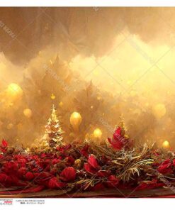 Hârtie de orez - Holiday Scene - A5
