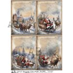 Hârtie de orez - It's time for gifts - 4 - A4