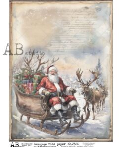 Hârtie de orez - It's time for gifts - A4