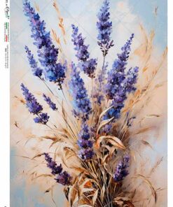 Hârtie de orez - Lavanda - A4