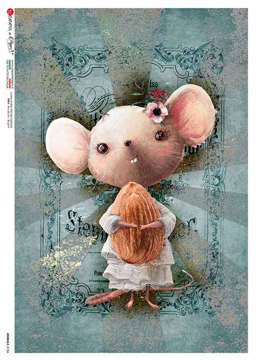 Hârtie de orez - Sweet almond - A4 1 Hârtie de orez - Sweet almond - A4