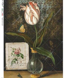Hârtie de orez - Tulip poem - A4