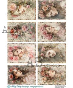 Hârtie de orez - Valley girl studios - A4
