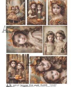 Hârtie de orez - Vintage fairy tales - A4