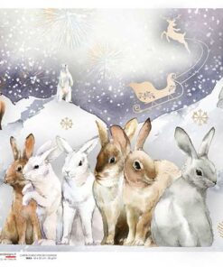 Hârtie de orez - Winter magic - A5