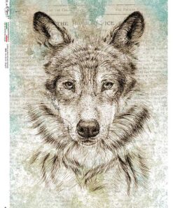 Hârtie de orez - Wolf time - A4
