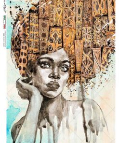Hârtie de orez – African Style – A4