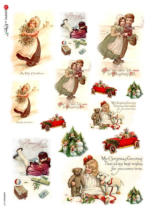Hârtie de orez – Christmas Fun – A5 1 Hârtie de orez – Christmas Fun – A5