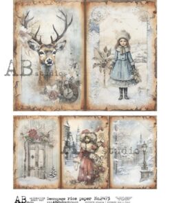 Hârtie de orez – Winter - A4
