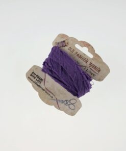 Panglică bumbac vintage - dirty lavander - 1,2 m