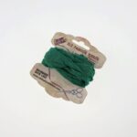 Panglica bumbac vintage - emerald - 1,2 m