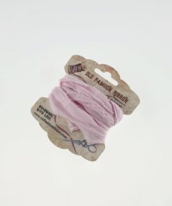 Panglică bumbac vintage - light pink - 1,2 m