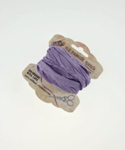 Panglică bumbac vintage - light violet - 1,2 m