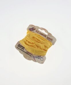 Panglică bumbac vintage - yellow - 1,2 m