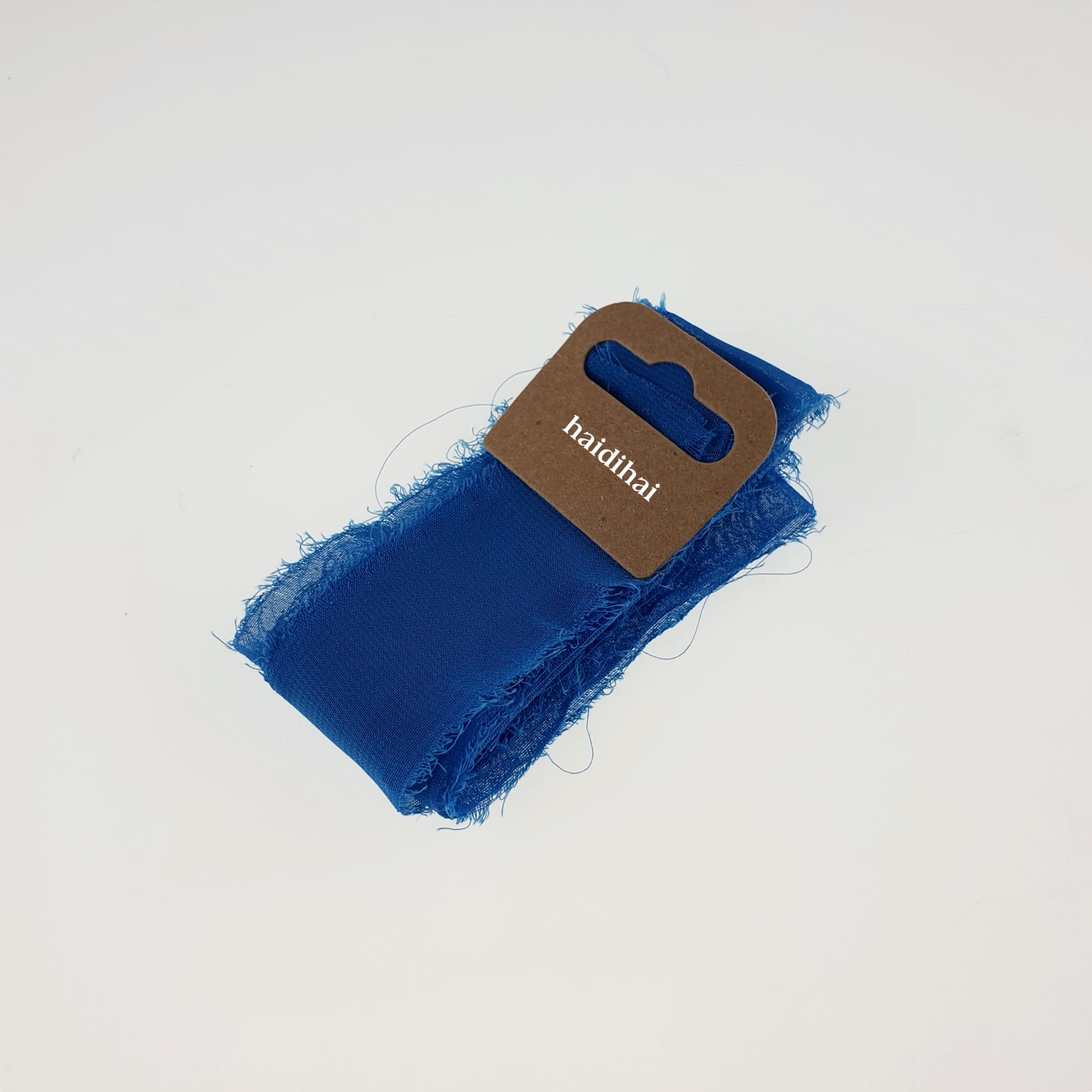 Panglică - silk schiffon - Blue - 1,50 m 1 Panglică - silk schiffon - Blue - 1,50 m