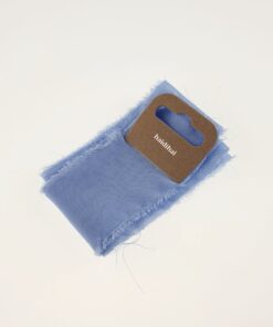 Panglică - silk schiffon - Light Blue - 1,50 m