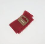 Panglica - silk schiffon - Red - 1,50 m