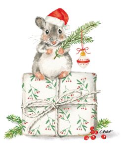 Șervețel - Christmas Fridolin - 25x25 cm