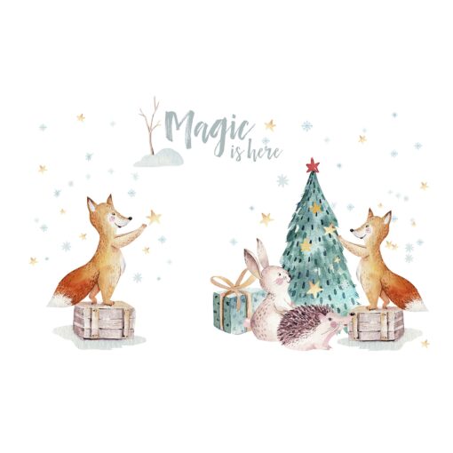 Șervețel - Magic Christmas is here - 33x33 cm 1