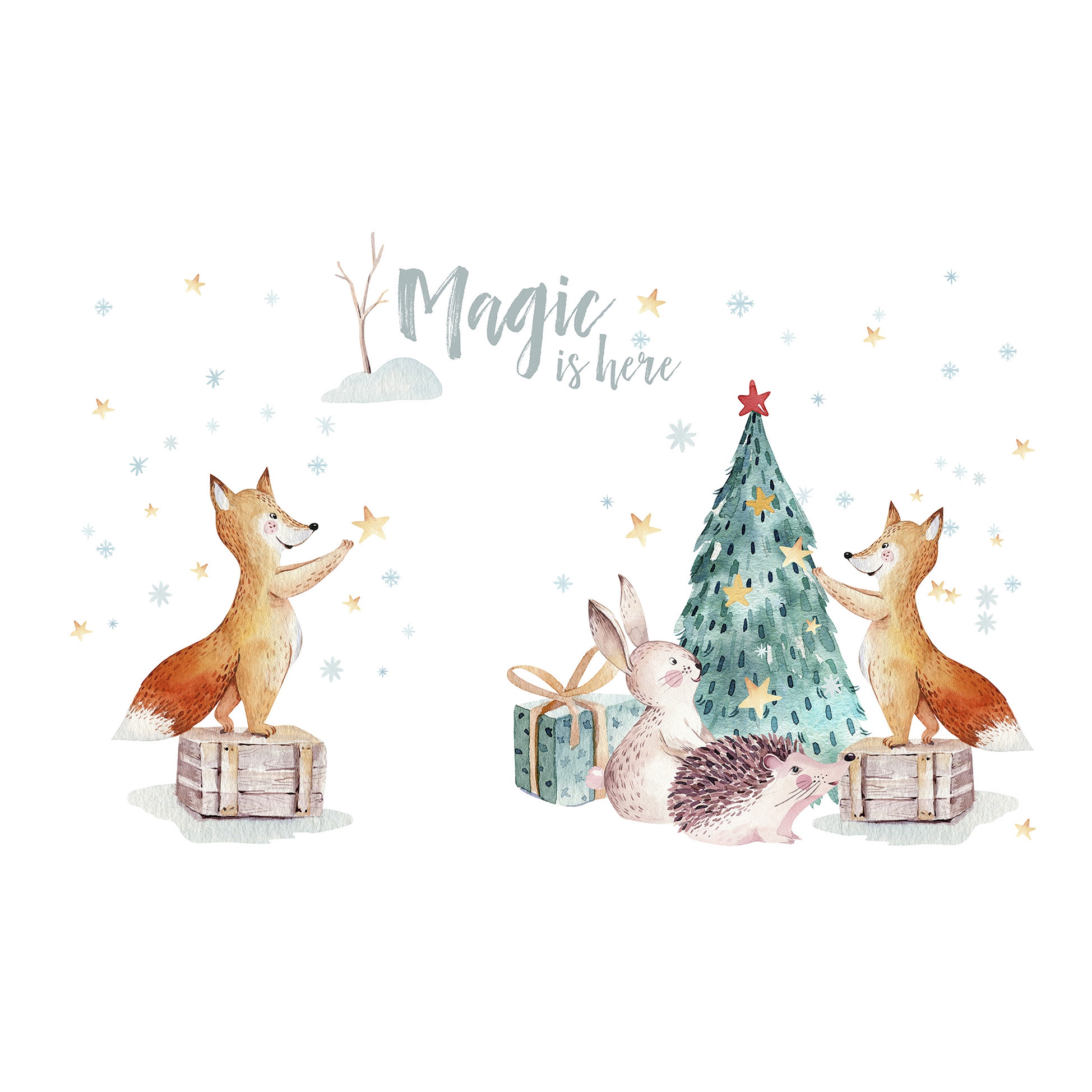 Șervețel - Magic Christmas is here - 33x33 cm 1 Șervețel - Magic Christmas is here - 33x33 cm