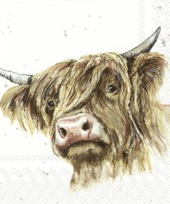 Șervețel – Farmfriends Galloway – 33×33 cm