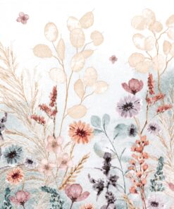 Șervețel – Mellow Flowers natural – 33×33 cm