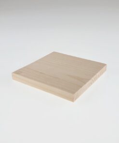 Suport pahare lemn - 9x9x1 cm