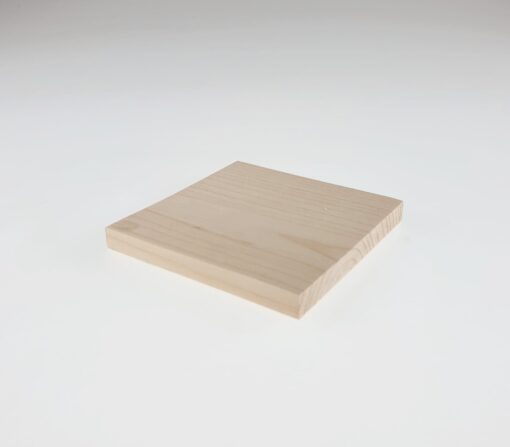 Suport pahare lemn - 9x9x1 cm 1